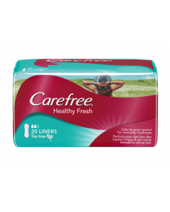 Carefree Pantyliner Individuallly Wrapped Healthy-Fresh 20pcs