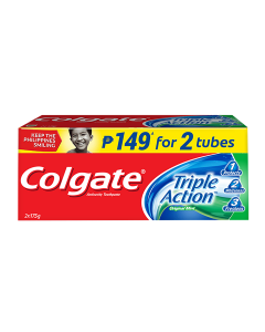 Colgate Toothpaste Triple Action 175ml (2pcs)