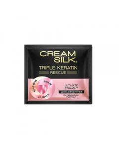Cream Silk Triple Keratin Ultimate Straight (Pink) 10ml