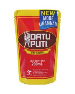 Datu Puti Soy Sauce Taba Pack 200ml