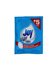 Joy Dishwashing Antibac Liquid 18ml /pc