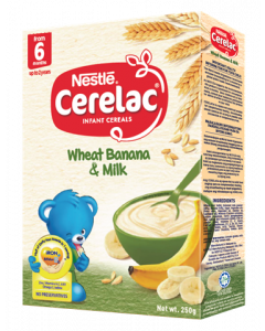 Nestle Cerelac Wheat Banana with Milk 250g