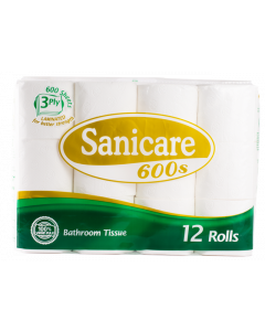 Sanicare Bathroom Tissue 3ply 200 Pulls 12pcs